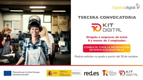 Tercera convocatoria de ayudas del programa Kit Digital destinadas a pequeñas empresas de entre 0 y menos de 3 empleados 
