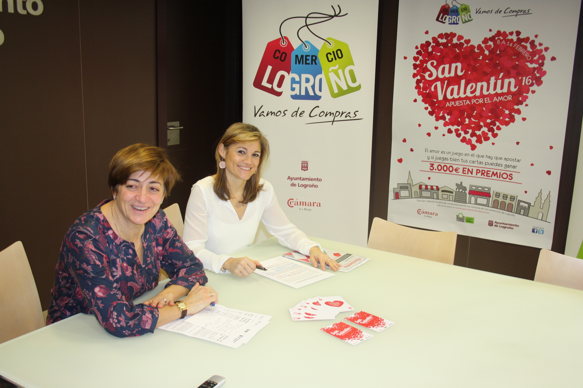 Ayuntamiento de Logroño y Cámara de Comercio organizan la campaña comercial San Valentín, Apuesta por el amor