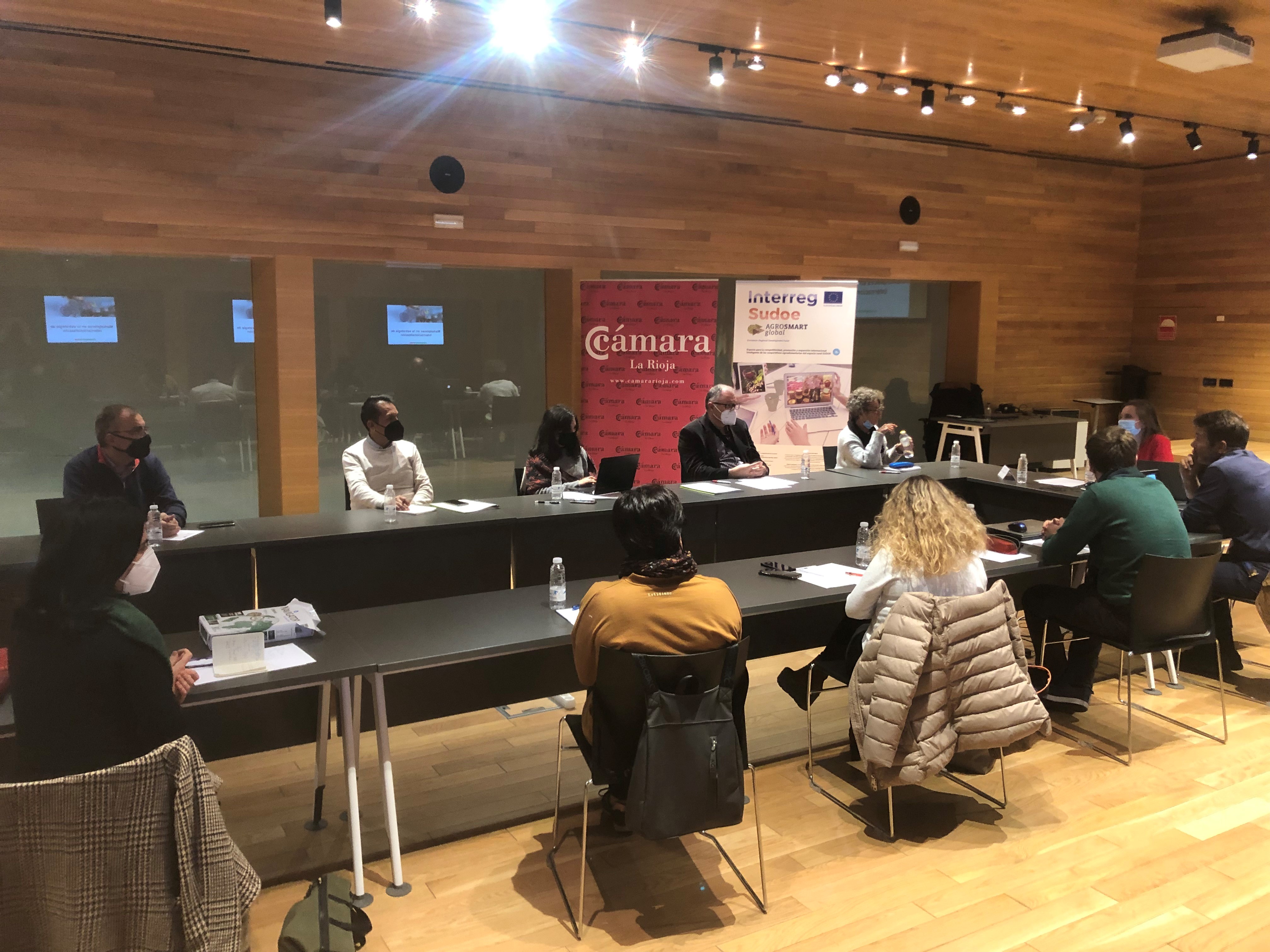 El proyecto Interreg SUDOE AGROSMARTglobal celebra en La Rioja sus jornadas de capacitación en internacionalización digital.