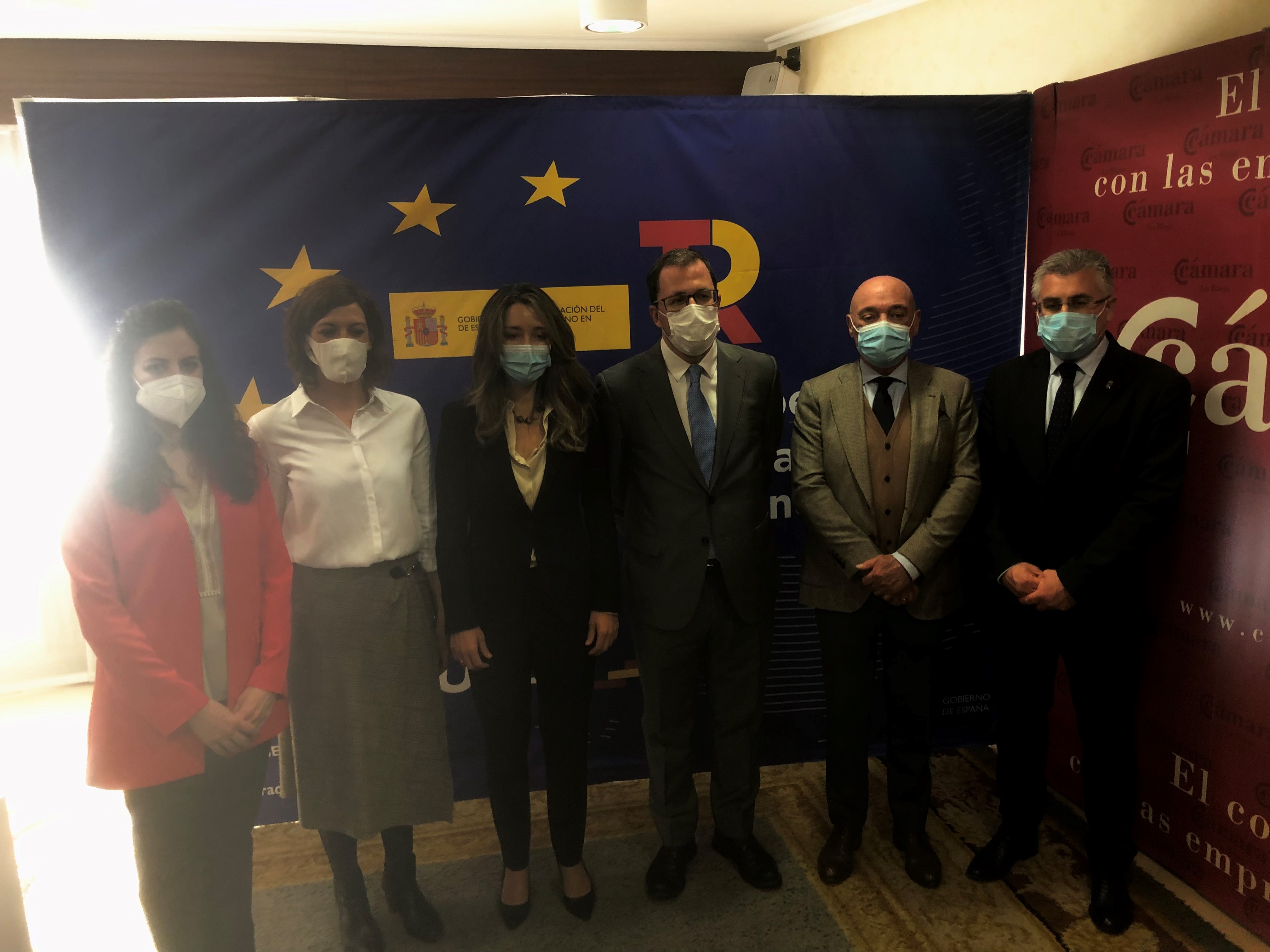 El Ministerio presenta en Cámara Rioja las ayudas para el comercio y de la industria en el marco del Plan de Recuperación, Transformación y Resiliencia
